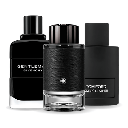 Tom Ford Ombre Leather, Givenchy Gentleman y Montblanc Explorer
