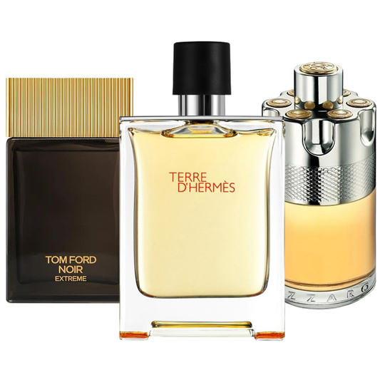 Terre d’Hermès, Azzaro Wanted y Tom Ford Noir Extreme
